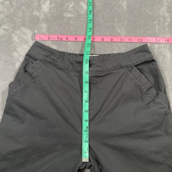 Pact Pants Small Grey Stretch Twill Wide Leg Elastic Waist Classic Casual - Picture 8 of 11